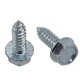 Self-tapping screw DIN 6928 ST6.3x19, white galvanized (100 pcs.)