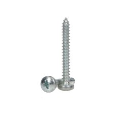 Self-tapping screw DIN 7981 ST3.5x19 galvanized white (100 pcs.)