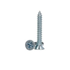 Self-tapping screw DIN 7982 ST2.9x13, white galvanized (100 pcs.)