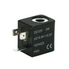 SC2-D2 solenoidinio vožtuvo ritė 22 mm 12V DC