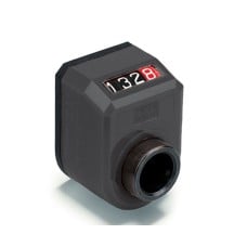 Digital position indicator DD51-AN-0075-S-C1 - direct drive, 4-digit counter, black technopolymer housing