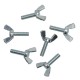 Thumb screw AN 265 M4x10 galvanized B (100 pcs.)