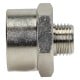 Threaded reduction connector, nipple reduction, G1/4 GZ - G 1/2 GW, nickel-plated brass