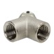 Y-type threaded double connector WZW, threaded branch 2 x G 1/2 GW - G 1/2 GZ