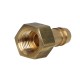 Threaded hose connector ext, G1/4-9 16 bar