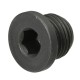 Thread plug with collar and hexagonal socket DIN908 G3/4