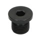 Thread plug with collar and hexagonal socket DIN908 G3/4