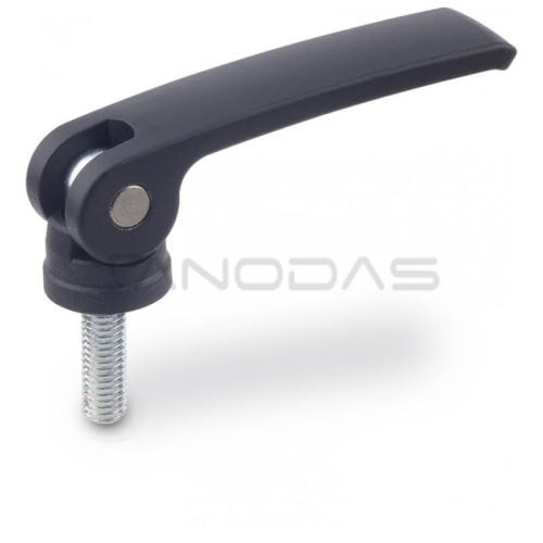 Lever GN 927-44-M4-30-BB - with threaded pin