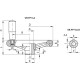 Kelių stipinų rankinis ratas VR.250 FP+I-A24-K – su besisukančia rankena, dygliuota stebule