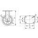 Fiksuotas ratas fi 160 mm poliuretanas su tvirtinimo plokšte, keliamoji galia 550 kg RE.F2-160-PSL-WH