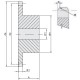 Chain wheel TL 06B-1 (3/8) z17 TL1008