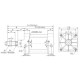 Pneumatic cylinder with tie pins SC 40X100-S with magnet