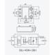 SSR relay YM-DA4880-P1 80A, 3-32VDC, Yumo