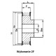 HTD 21-5M-15/2F sprocket for 15mm wide belt