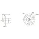 Rotary joint SR022-0305-3P/5S