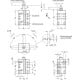 Rotary clamp GN 875-25-14-R-AC - pneumatic, cube-shaped body