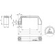 M.443/140-8-CH-ESD-C holder - ESD conductive technopolymer