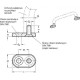 GN 181-ZD-20-M8-SR mounting kit - for gray handles