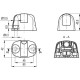 MSR.60-B-C3 jungtis – pilkas korpusas