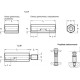 Tarpinė poveržlė GN 6220-NI-M10-35-B - nerūdijantis plienas