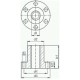 Trapezoidal flange nut JFRM-2525TR10x3