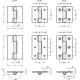 Metal hinge GN 136-NI-60-90-B - stainless steel