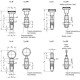 Indexing pin GN 717-8-M16x1.5-A-NI - stainless steel