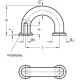 Finger grip GN 224.1-10-40-CR - chrome steel