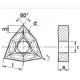 Cutting insert WNMG080404-HS TG1225 IRON ROOT