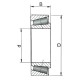 Tapered roller bearing 30209 NSK