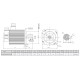 AC servo brushless motor Leadshine ELM-2000LM130E-H - 2000W, 7.7Nm, 2500rpm, 23-bit absolute, brake, seals