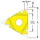 Threading insert 16ERM 2.0ISO TG1225 IRON ROOT Metric thread