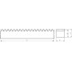 Dantukas M2.5 L kataforezė 490 mm +/- 10 mm