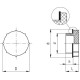 Plug TX.1/4-G - with sealing ring