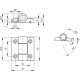 CFVT.53 CH-5-80-1.2 snap hinge - locking positions -70 /-7 /80