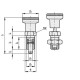 Indexing pin GN 617-10-AK-NI