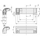 M.990/115 EH-6-C9 saugos laikiklis – juodas technopolimeras