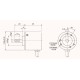 Incremental rotary encoder ISC3806-001G-1000BZ1-5-30F, 1000imp/rev, 5-30VDC, fi38mm, shaft 6mm, Push-Pull, Yumo