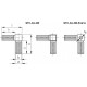 Square connector STC.30-3A-3W-R-SST-C33 - Triaxial, three-way connector