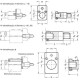 Mounting kit GN 491.1-60-14-1 - for mounting position indicators on sliding mechanisms gn 491/gn 492