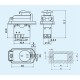 Elektromagnetinis jungiklis su apsauginiu grybu 230V DZ-06E