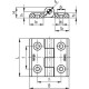 CFM.40-SH-5-CLEAN hinge - super-technopolymer