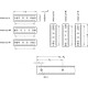 Ruler GN 711.2-AL-1000-WL-1 - screwed, mounting holes O 3.3