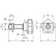 Lock with knob VCK.60-64+GS-SST