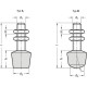 Pressure screw GN 708.1-M10-97-B-NI - stainless steel