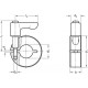 Padalytas laikantis žiedas GN 706.4-36-B16-ST - plienas