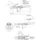 Angle clasp GN 851.2-700-T - fastening