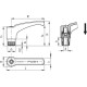 Safety adjustable handle ERS.44 A-M4 - black oxide steel boss, threaded, blind hole.