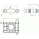 Split pillow block bearing ESTM-GT20-GT