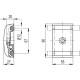 Side guide holder MPG-2C - for round guides